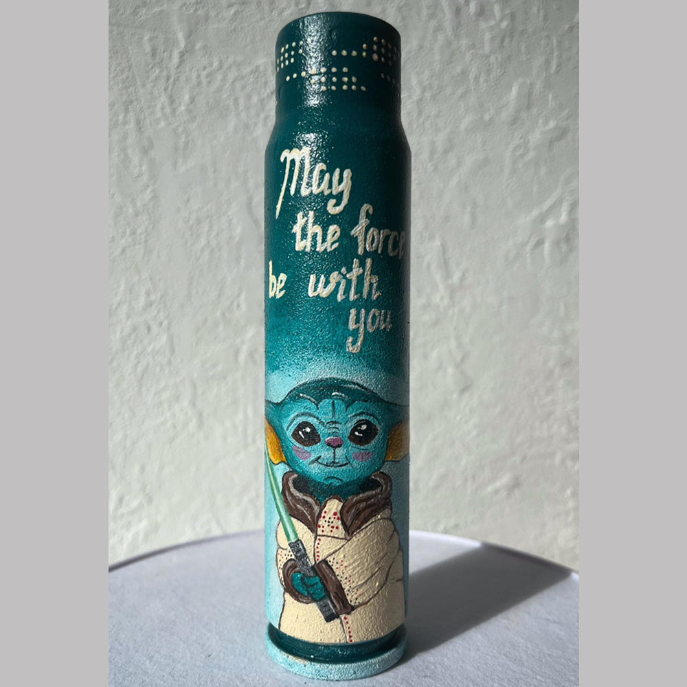 30-mm-Hülle mit Zeichnung von Yoda (#1)