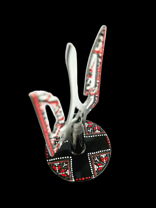 Small tryzub with bullet cartridge. (AL 1060)