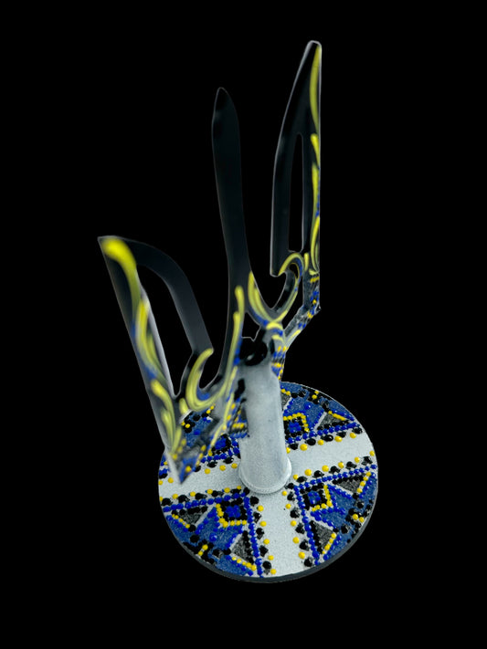 Small tryzub with bullet cartridge. (AL 1061)