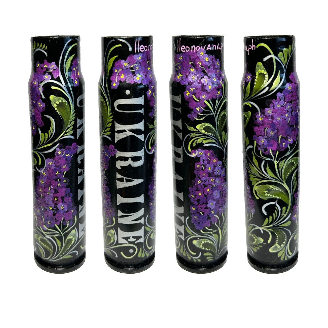 Casquillo gastado de 30mm con dibujo de patrones. (1087 AL)