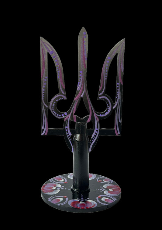 Small tryzub with bullet cartridge. (292))