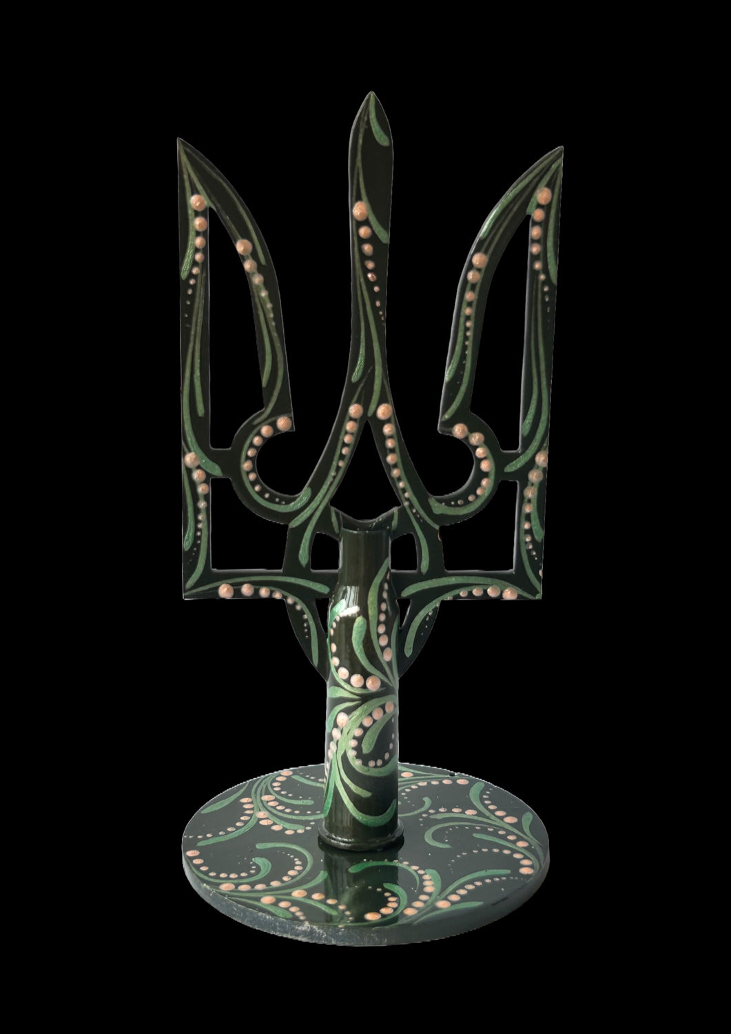 Liten tryzub med kulepatron. (294)