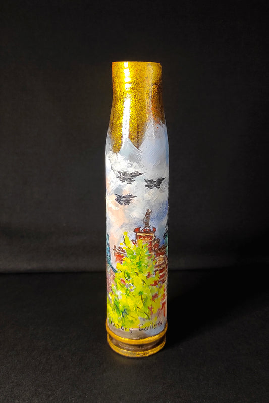 Dinamarca: desenho de concha de 30mm - Obrigado Dinamarca. (IZ)