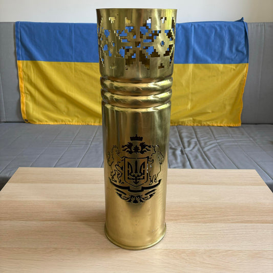 Estojo de Shell de Artilharia de 152mm Entalhado - 25ª Brigada - 55 cm (!) de Altura