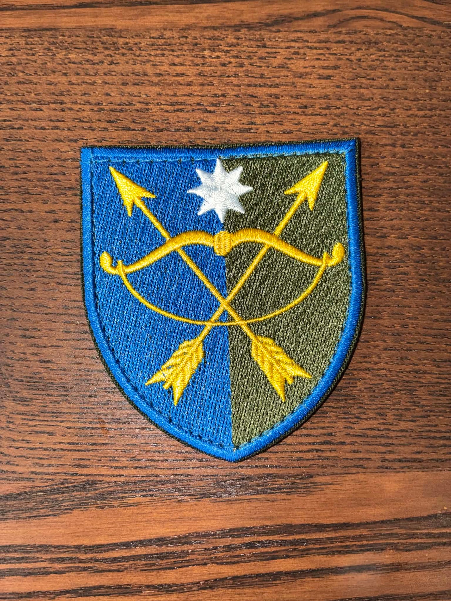 Patch of the 23rd Mechanized Brigade supporting Ukrainian defenders donations