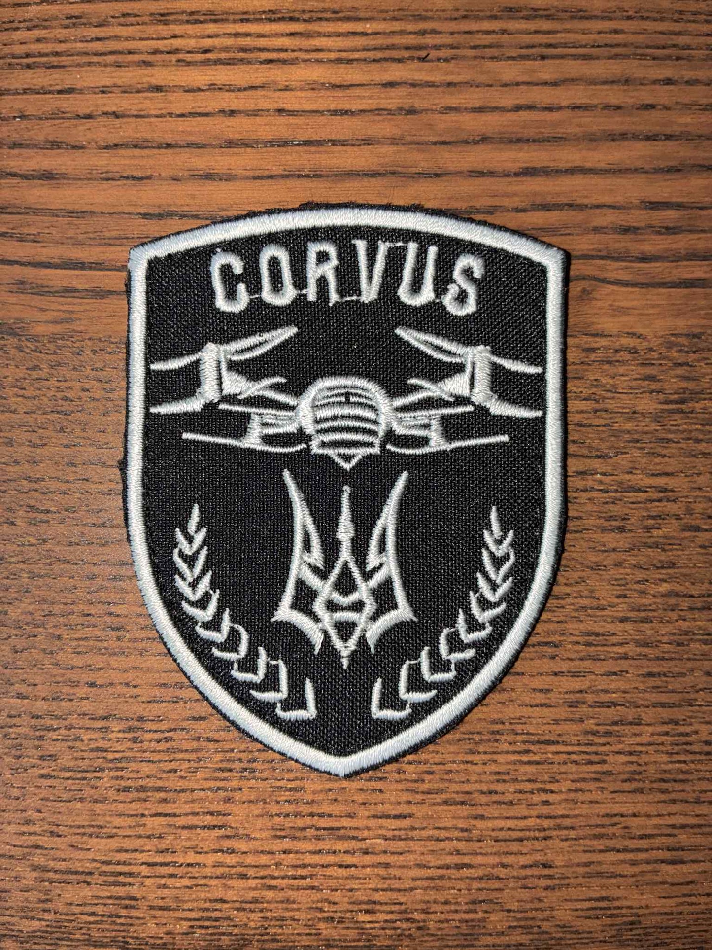 Patch Corvus Drone Unit 93rd Brigade supporting Ukrainian defenders with donations