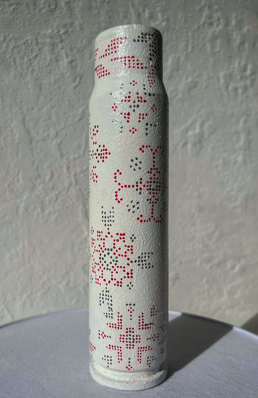 Estojo de 30mm com desenho da Motanka ucraniana (Anna #5)