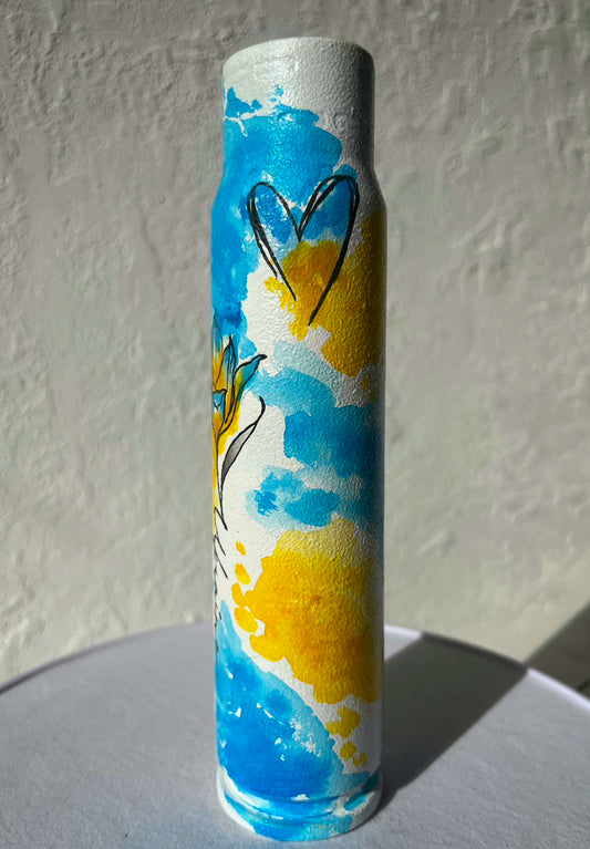 Estojo de 30mm nas cores da Ucrânia (Anna #2).