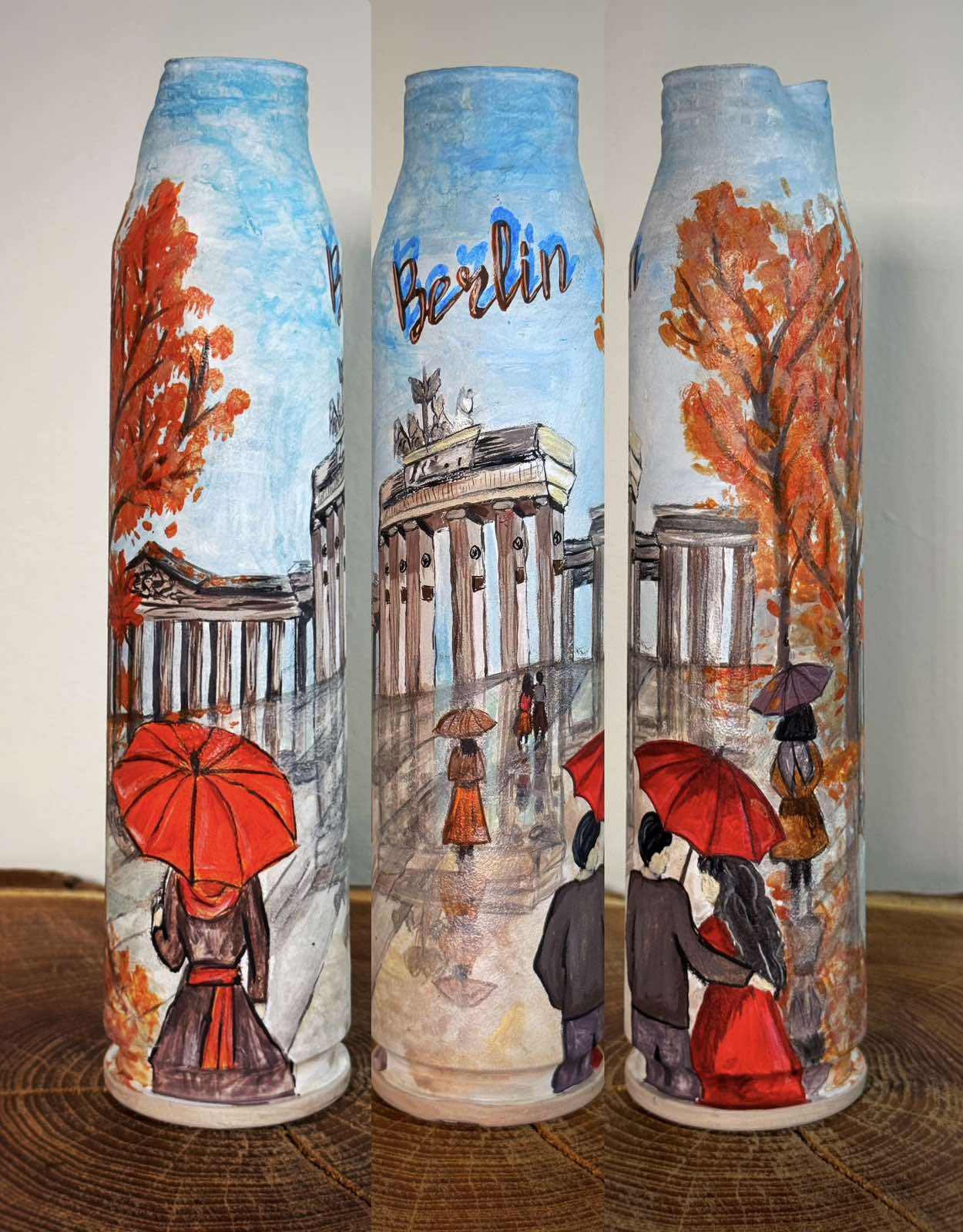 Berlin's Brandenburg Gate painted on a Gepard shell in Germany