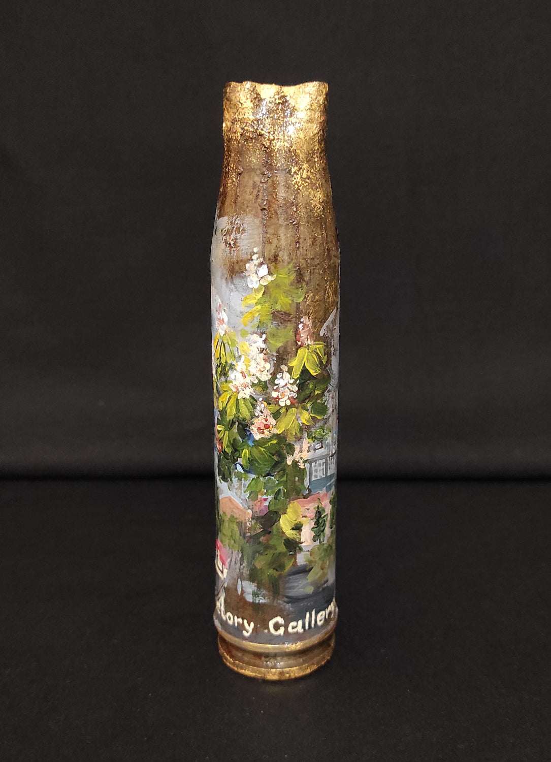 Ukrainian Independence Monument painted on 30mm shell by Inna Zubok