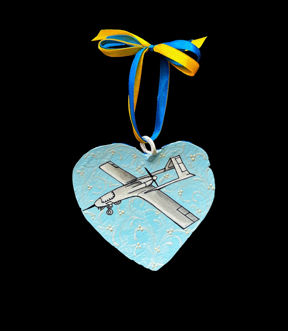 Український дрон Liutyi, прикраса з ракети 122 мм Град. (1320 AL)