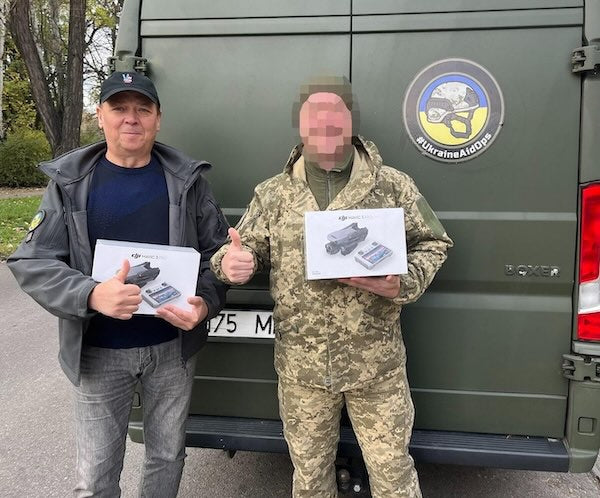 Ukraine Aid Operations - Drone Delivery