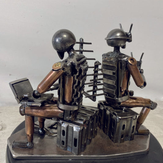 Operador Ucraniano de Drone FPV c/ Operador Anti-Drone