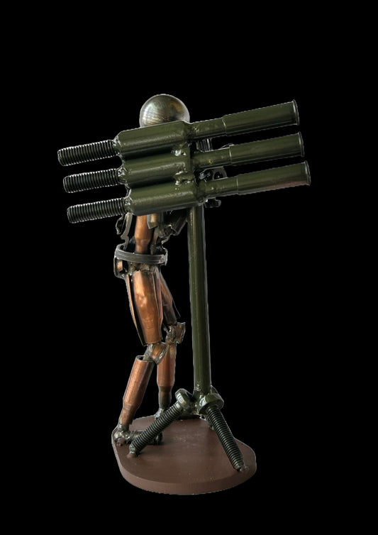 Soldat ucrainean operând Starstreak.