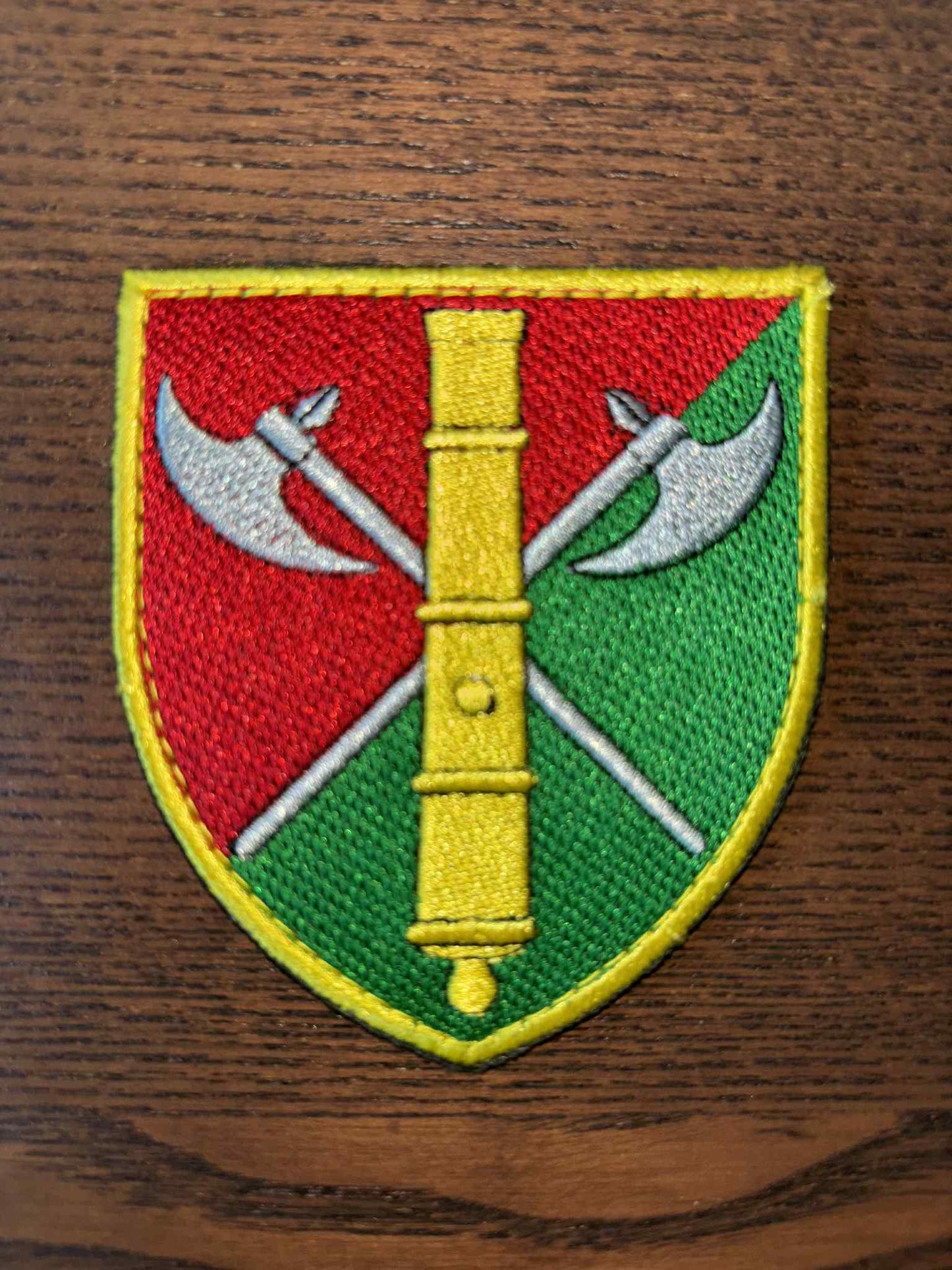 Patch of the 26th Artillery Brigade supporting Ukrainian defenders through UAO donations