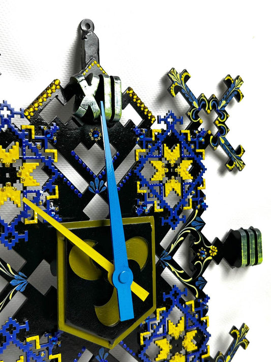 Typhoon unit Drone Clock designed by Hisoshi Art Studio and painted by Anastasia Leonova