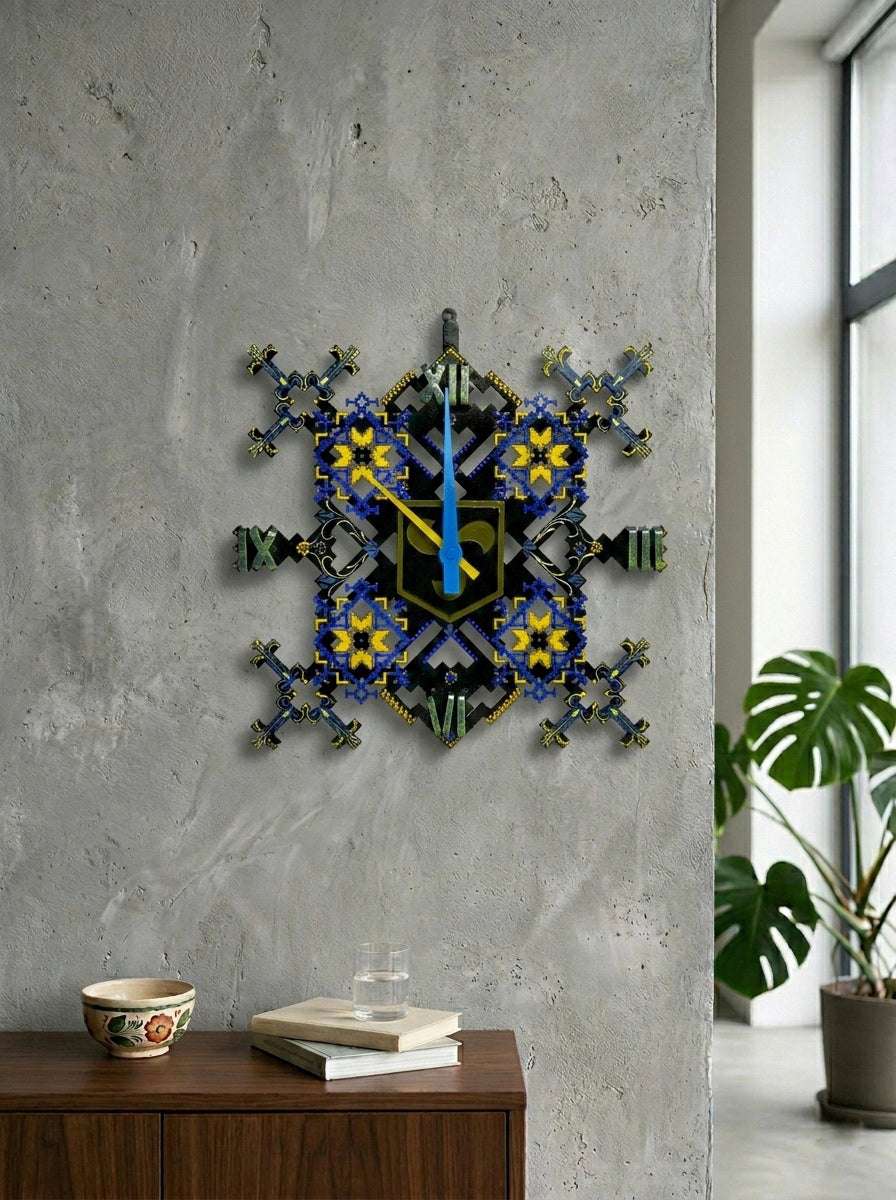 Typhoon unit Drone Clock designed by Hisoshi Art Studio and painted by Anastasia Leonova