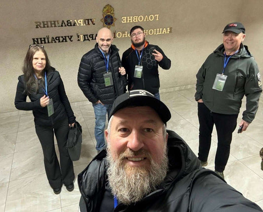 November 2024 update meeting with Budanov and Combat Veteran Reacts team with 30% Black Friday discount banner