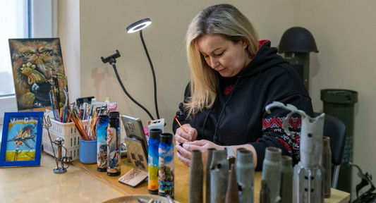The Energy of Victory: How an Artist from Samara Turns Military Artifacts into Art