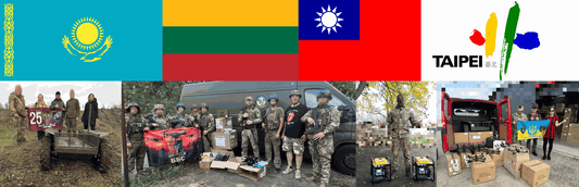 Reddit Power for Ukraine - International Warriors logo with globe and flags