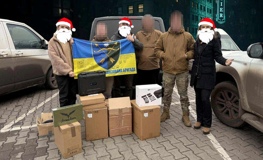 UAO December 2025 Update featuring frontline Christmas fundraiser, family interview, Dutch painting fundraiser, and US donation tax changes