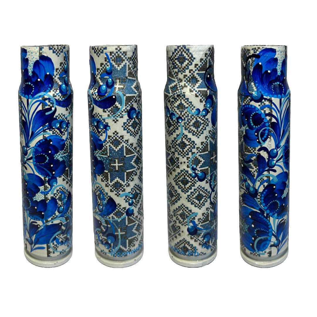 Casquillo gastado de 30mm con dibujo de patrones. (1089 AL)