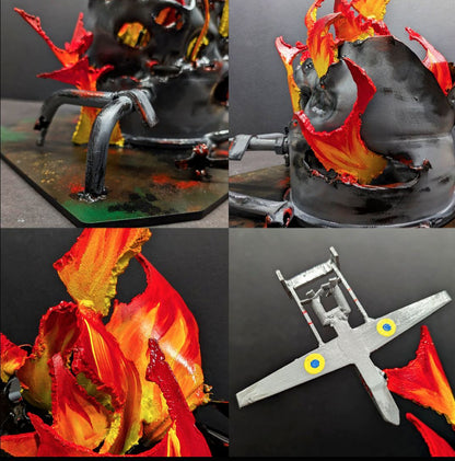 Traccia di carburante russa conficcata sul Tryzub. (1173 CR)