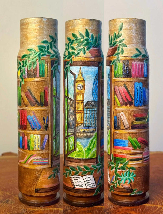 El Big Ben de Londres. Pintado sobre un proyectil de 30mm. (1511 AH)