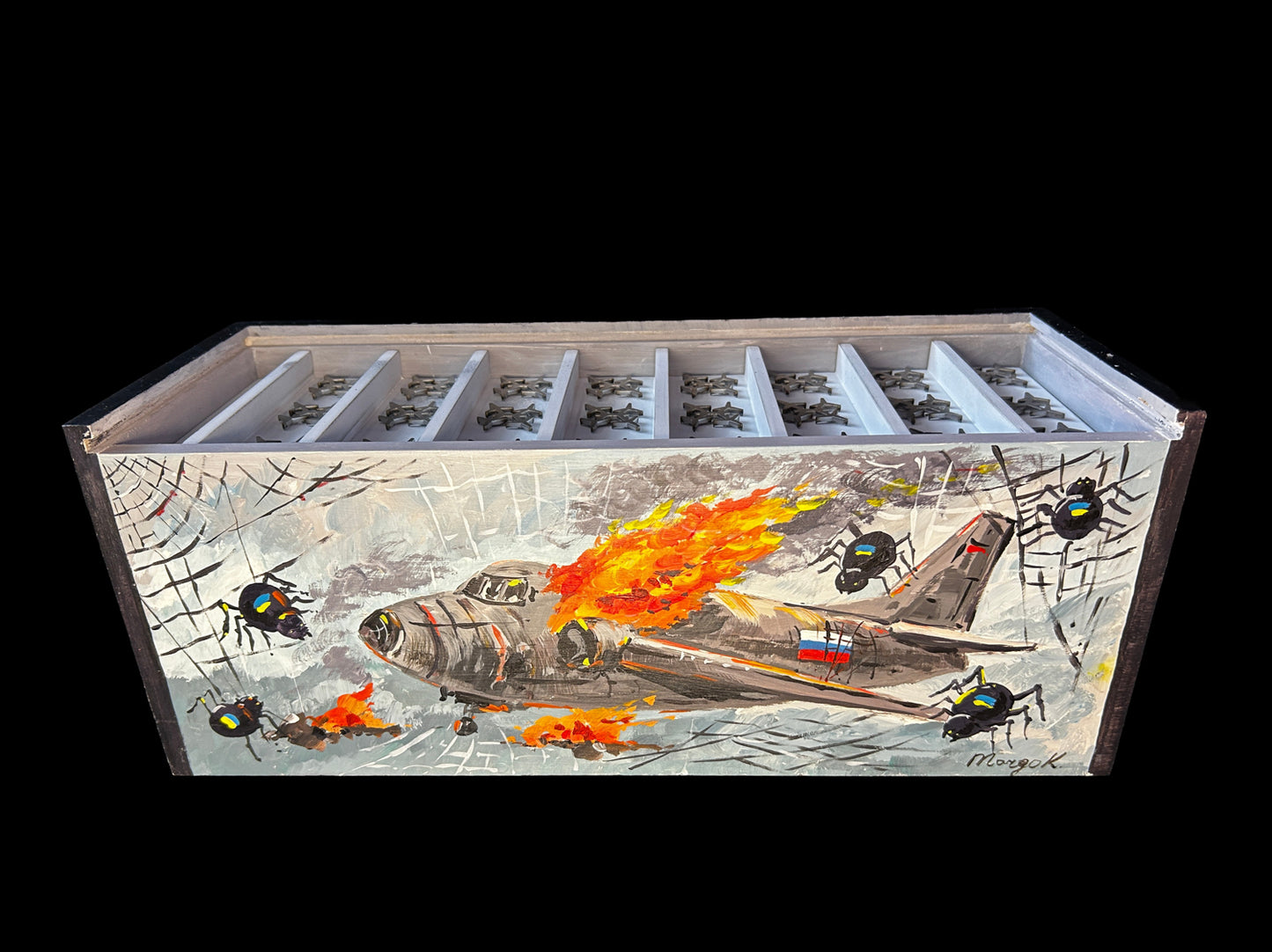 Operation Spiderweb Box. (40x16x15.5cm) (1248 MK)