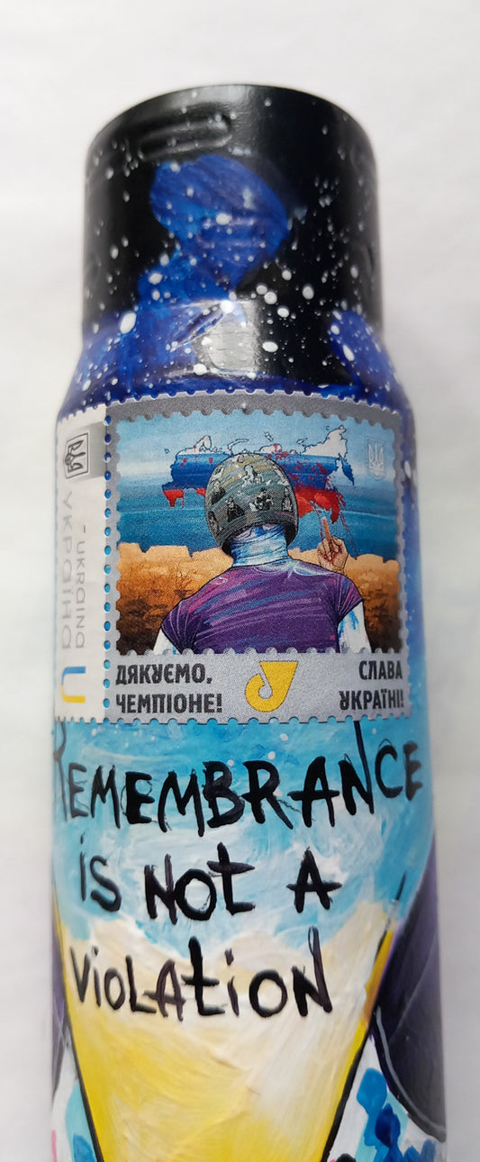 Remembrance is not a violation. Painted on 30mm shell. (1255 TS)