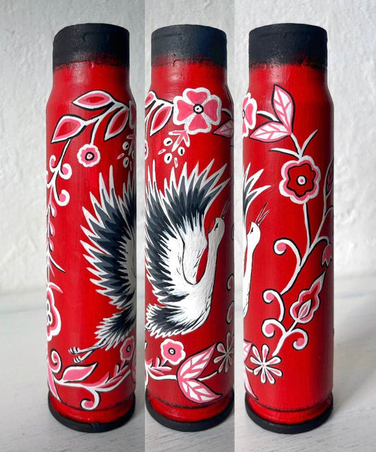 300mm shell artwork with intricate patterns designed by Anna Huliaieva, 16.5cm tall