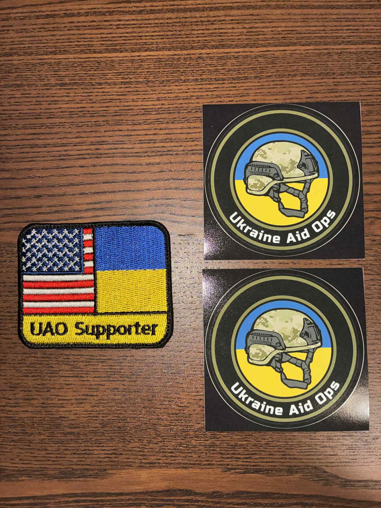 Пожертвуйте, щоб отримати: UAO Support Patch (USA) + 2 наліпки UAO