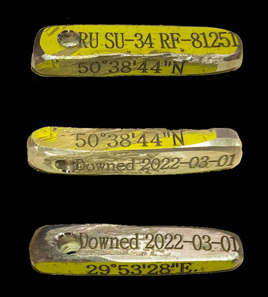 SU-34 RF-81251 详细钥匙扣（~4cm长）