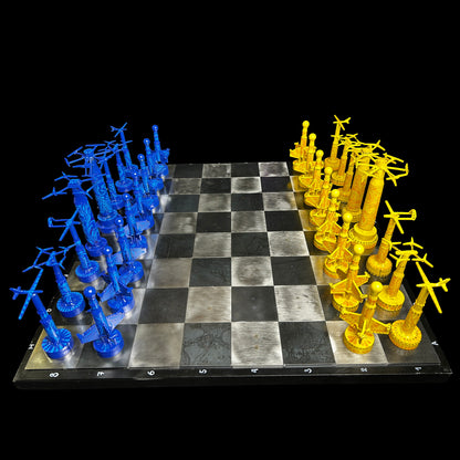 Set di Scacchi con Droni Ucraini (1201 HS)