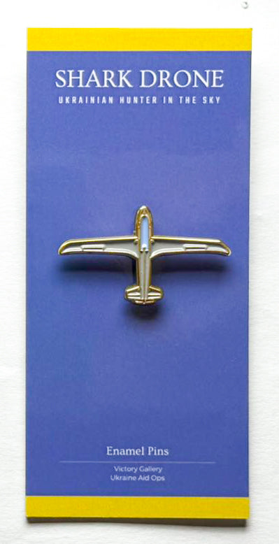Shark Drone pin. (1177 Pin) – Ukraine Aid Ops
