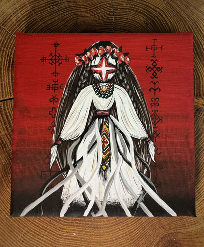 Środek Wszechświata. Akryl na płótnie. (40x50 cm). (1306 AH)