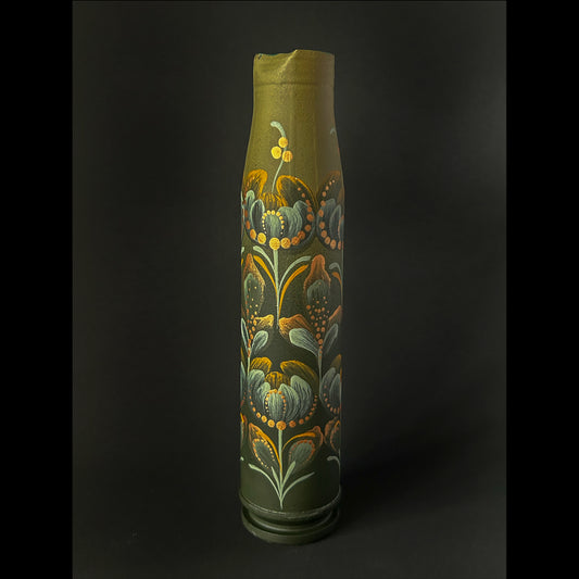 30mm shell with drawing of patterns (#255)