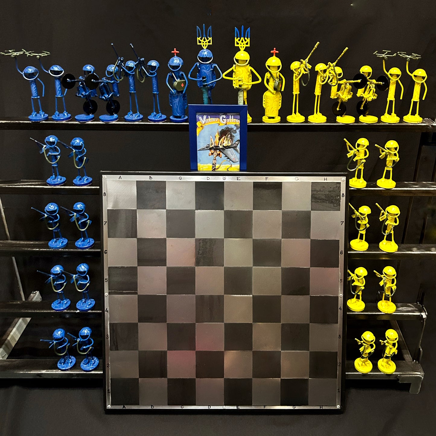 Ukrainian Warrior Chess Set