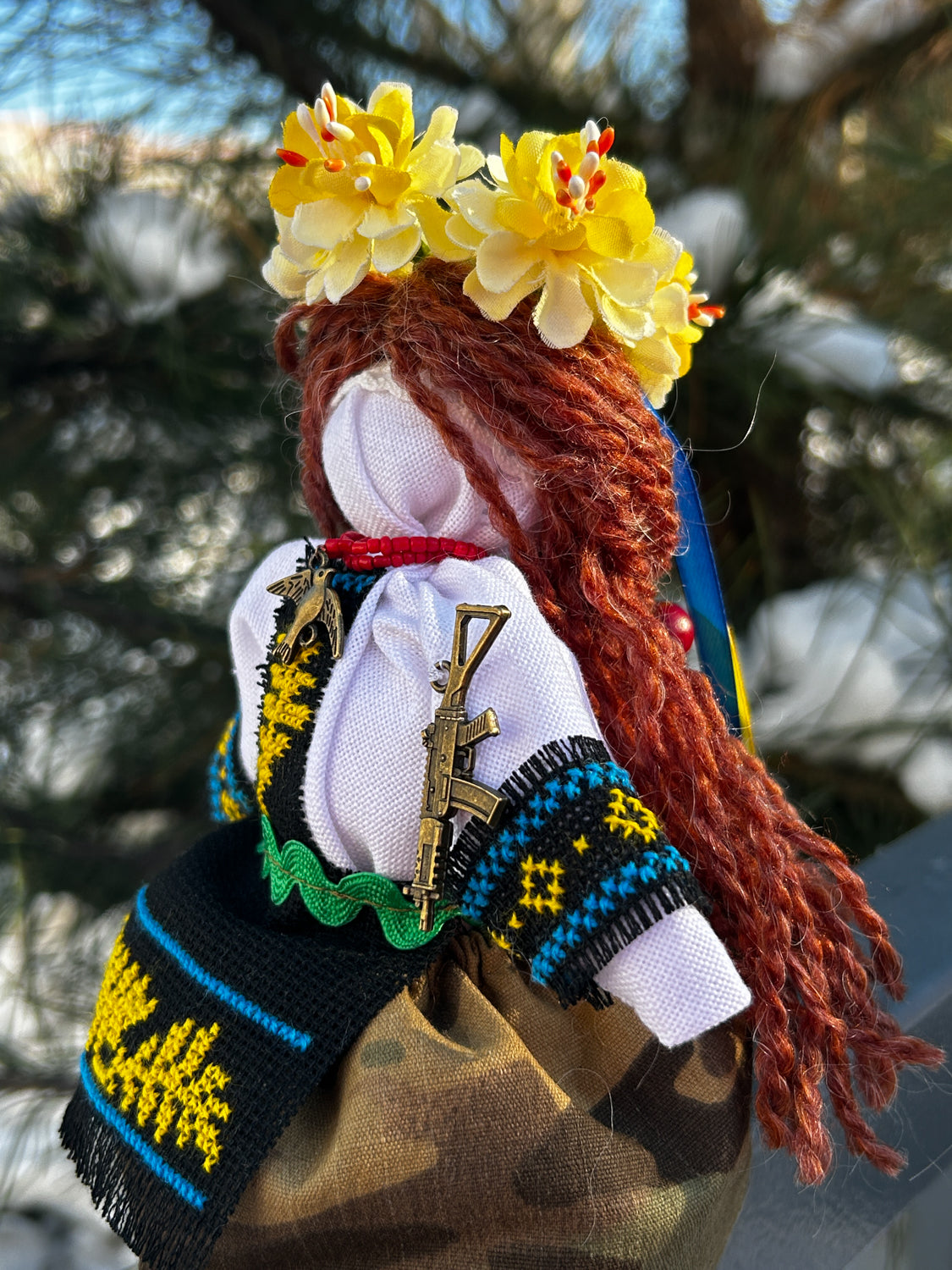 Handmade Ukrainian Doll. (1245 OV)