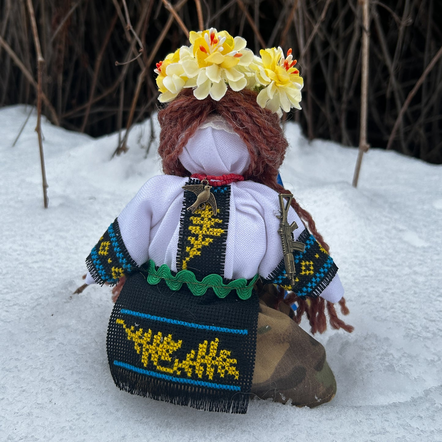 Handmade Ukrainian Doll. (1245 OV)
