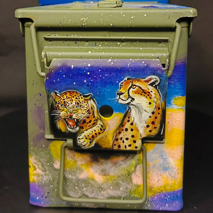 Germany: Painted .50 caliber ammo box - Thank you Germany.