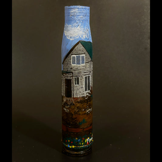 30mm shell with drawing of Seminog's rebuild house. (#708)