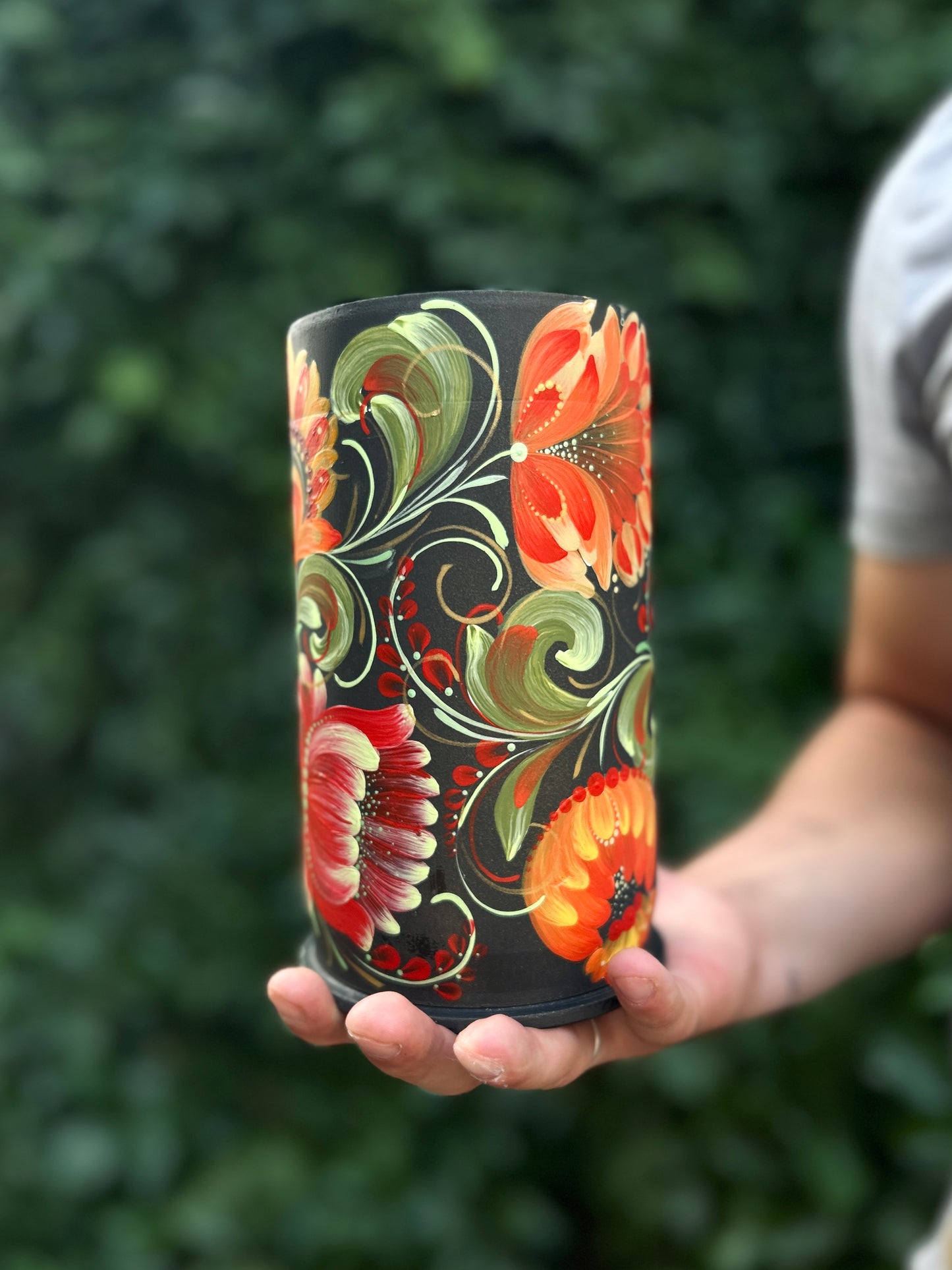 Estojo de 105mm gasto com desenho de padrões. (1108 AL)