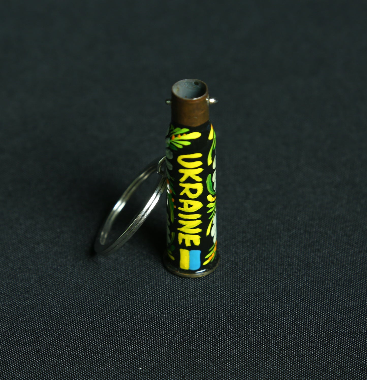 Small caliber shell keychain.