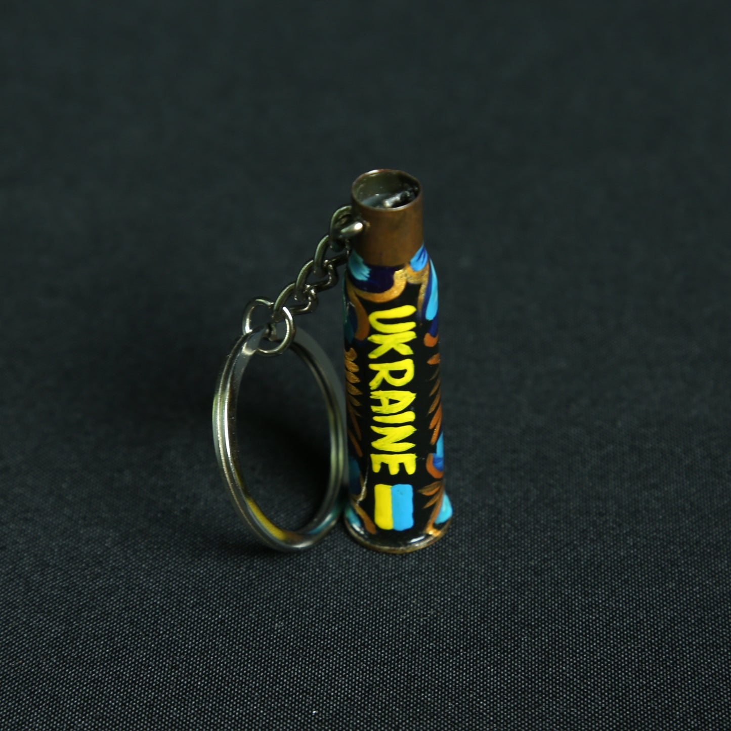 Small caliber shell keychain.