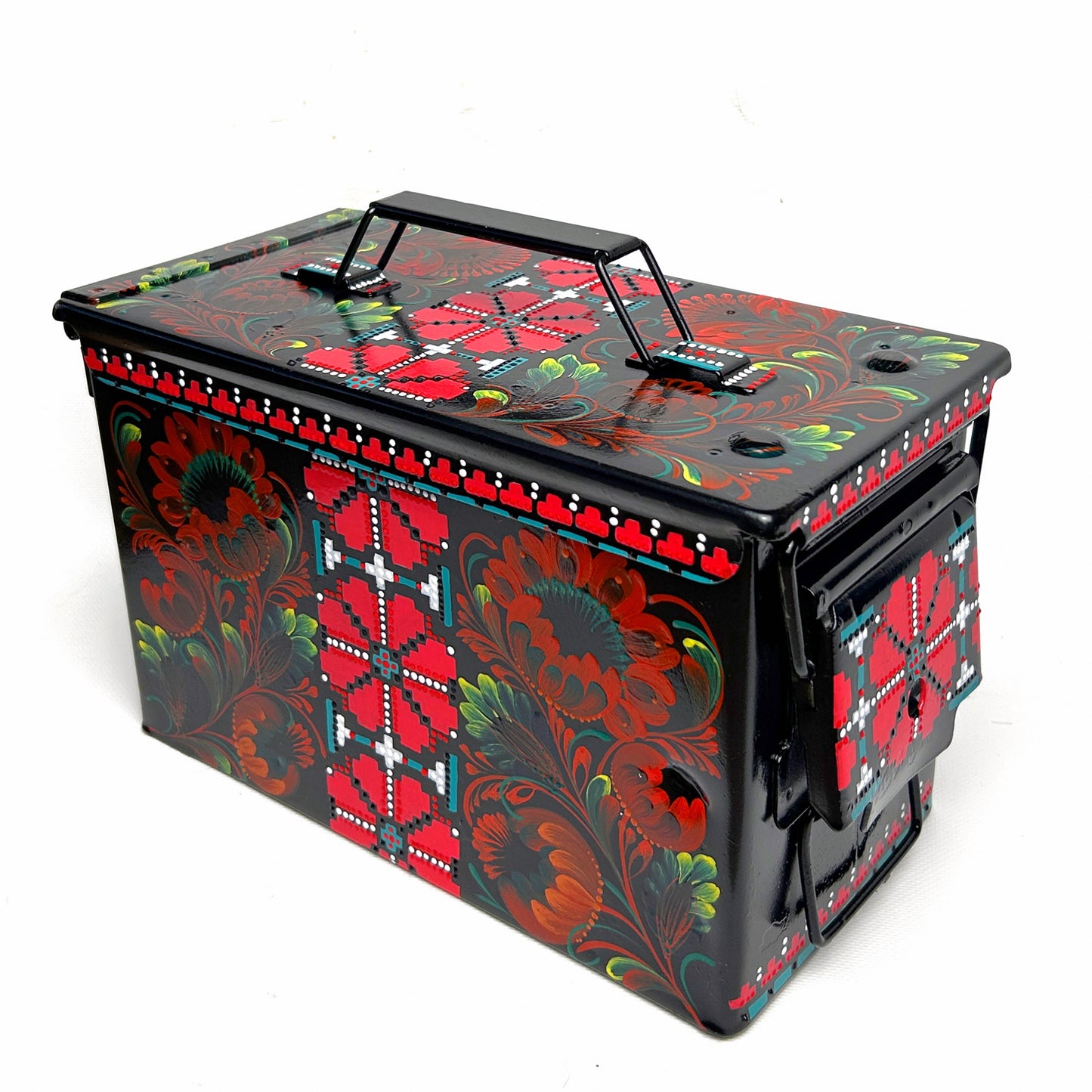 Metal ammunition box.. (300 x 150 x 180 mm). (1250 AL)