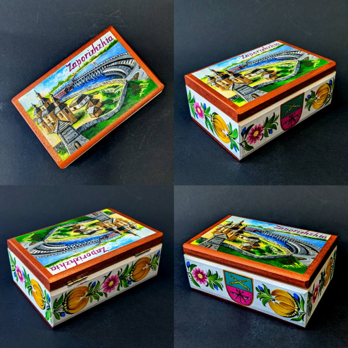 Caja de joyas Zaporizhzhia.  (1167 CR)