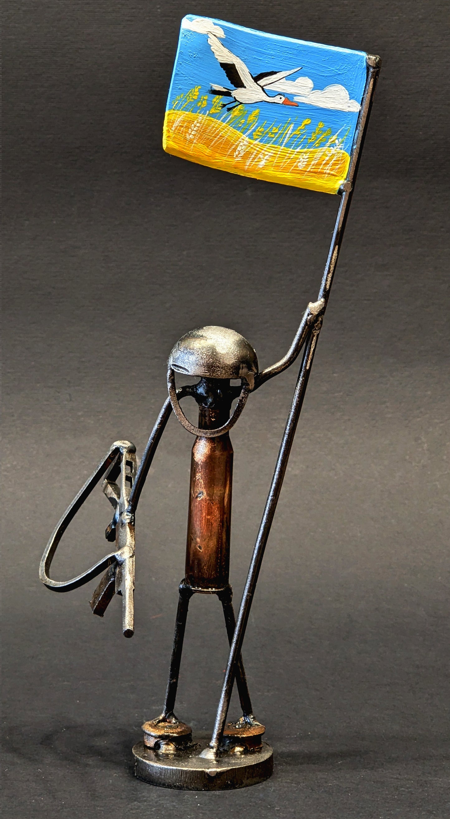 Mini-Soldato con Bandiera (alto 17 cm) (1192 CR)