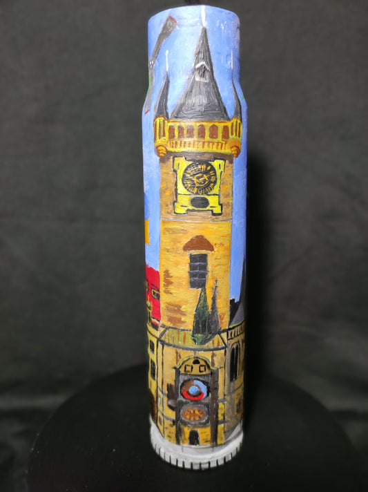 ".Thank you Czech Republic." Painted on 30mm shell.