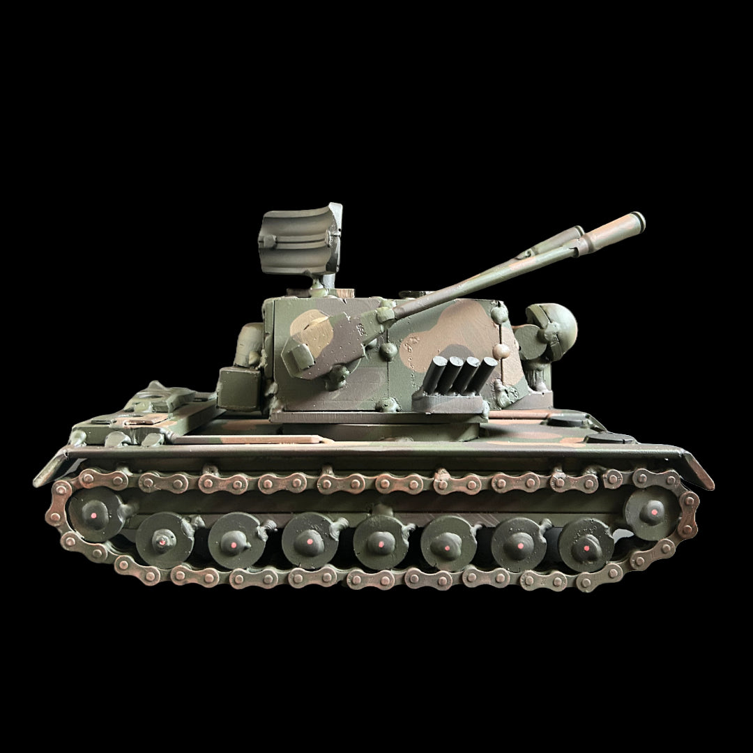 Flakpanzer Gepard – 29 x 16,5 x 18 cm (L x B x H).